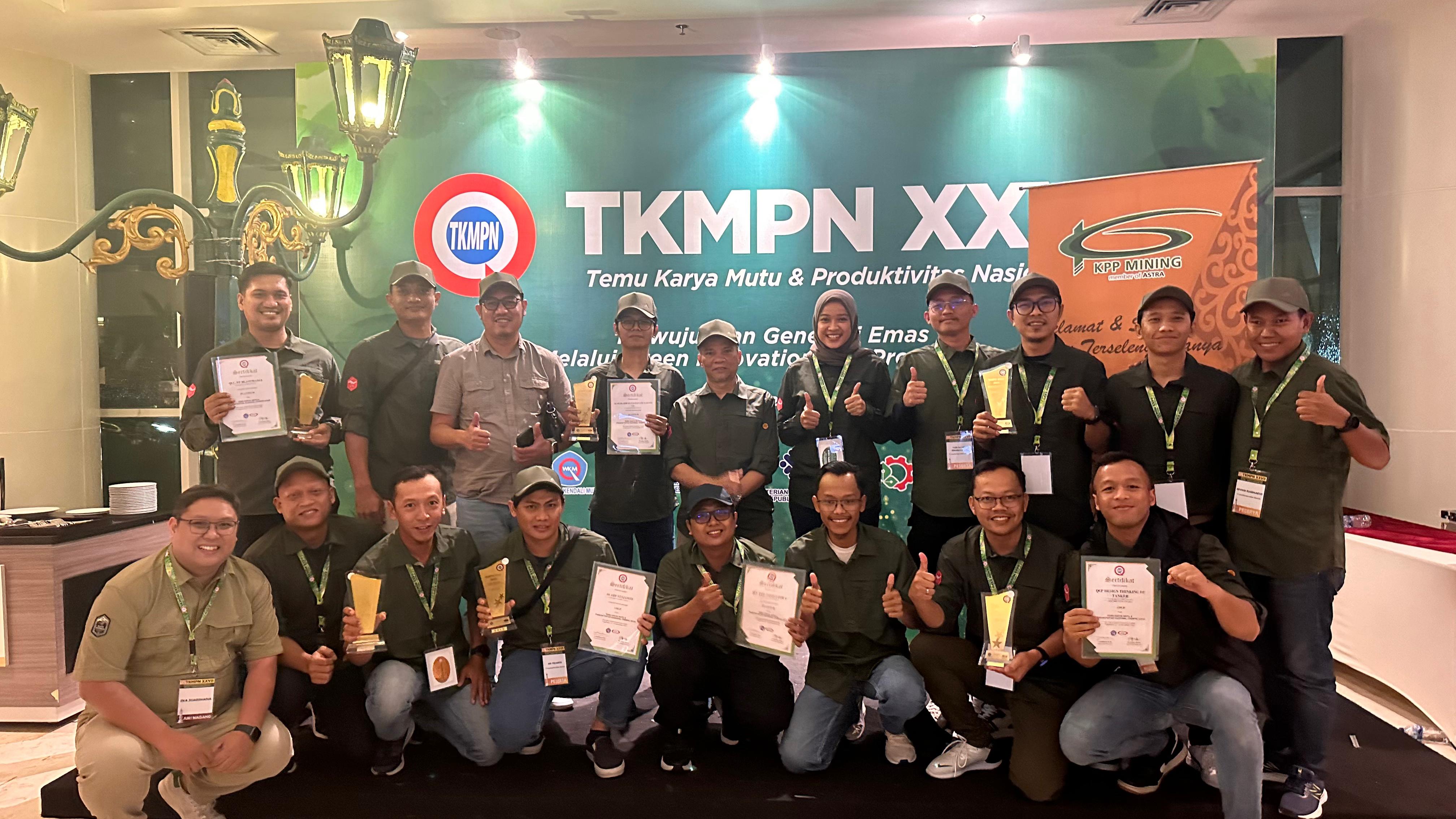 Bersinar di TKMPN XXVII, KPP Mining Peroleh 6 Penghargaan