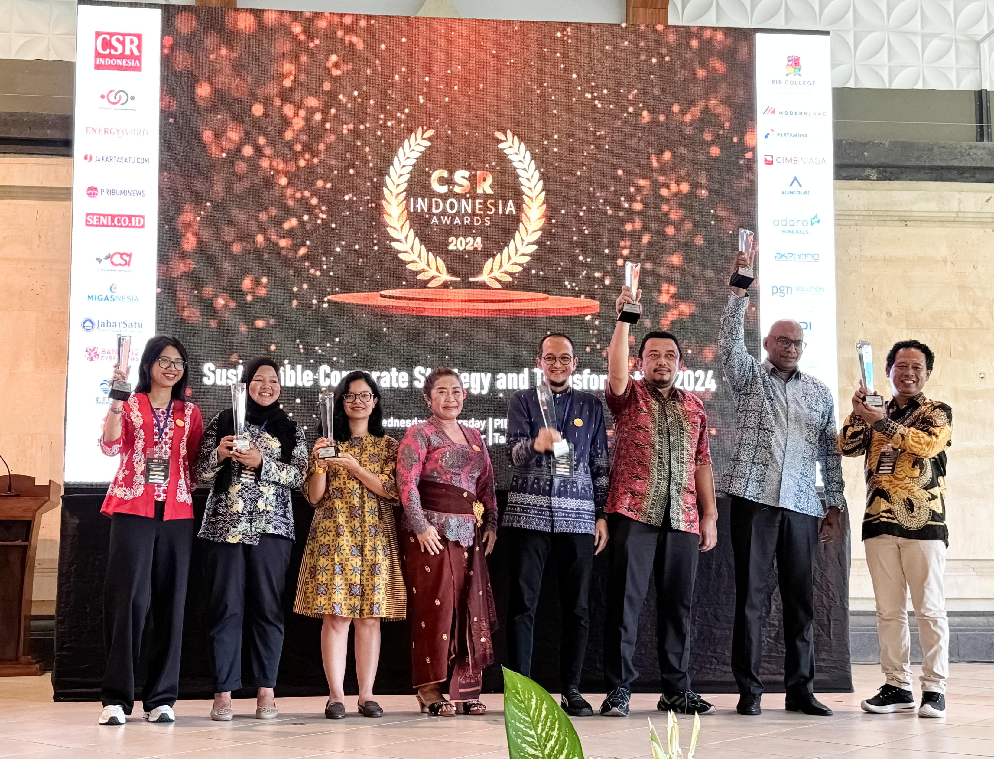UKIR PRESTASI, KPP MINING RAIH 4 PENGHARGAAN DALAM CSR INDONESIA AWARDS 2024